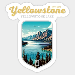 USA - NATIONAL PARK - YELLOWSTONE - Yellowstone Lake - 1 Sticker